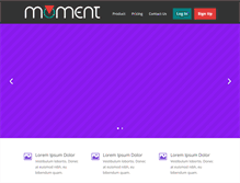 Tablet Screenshot of moment-app.com